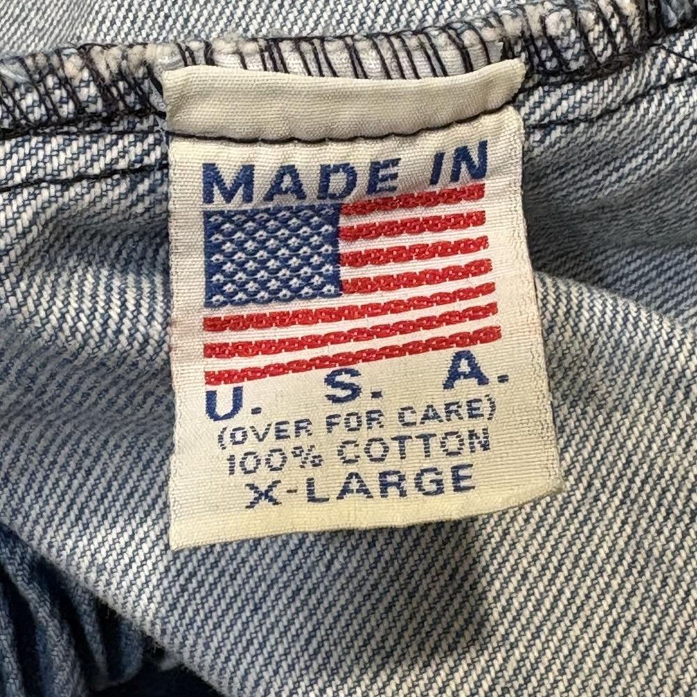 Vtg United States Golf Association Denim Trucker Jacket Mens XL Blue USA Rare - Picture 11 of 12